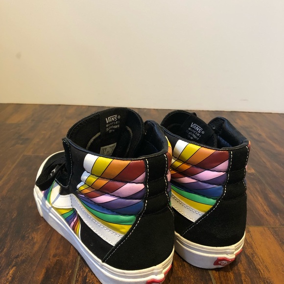 Vans Rainbow SK8-hi High Tops - Picture 3 of 7